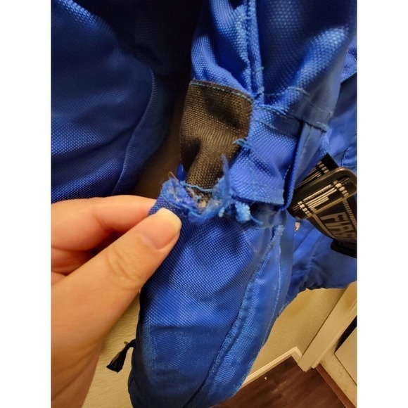 First Down Mens Techno streetwear Coat Size Large Blue & Grey Size 20 - Picture 6 of 9